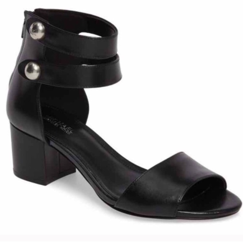 Michael kors Maise Leather block heel Sandals